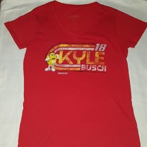 Women's fitted v neck Kyle Busch short sleeve T